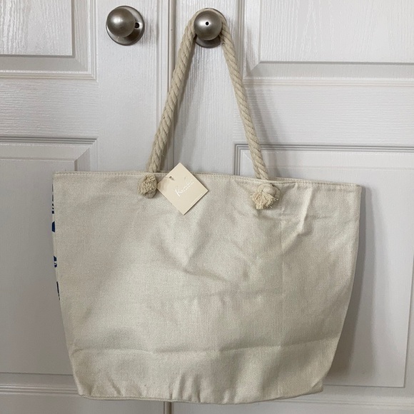 Jumbo Marine Life Beach Tote - Picture 7 of 8